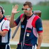 OH 2016, sportovní střelba-trap: Edward Ling (Brit.) a  David Kostelecký