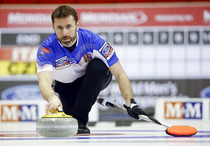 Jiří Snítil na MS v curlingu 2015