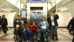 Anděl - nový bezbariérový výtah do metra - otevření