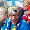 MS 2016 finále Kanada-Finsko: finský fanoušek