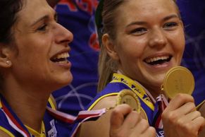 FOTO Volejbalistky Prostějova získaly zlatý hattrick
