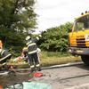 Hasiči vystřihávali řidiče dodávky, kterou srazil kamion