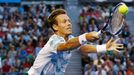 Australian Open 2015: Tomáš Berdych při semifinále s Andy Murraym