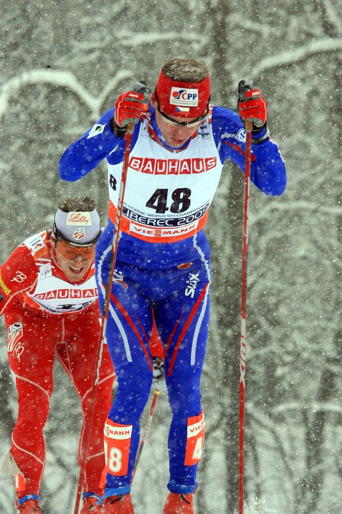 Český lyžař Lukáš Bauer