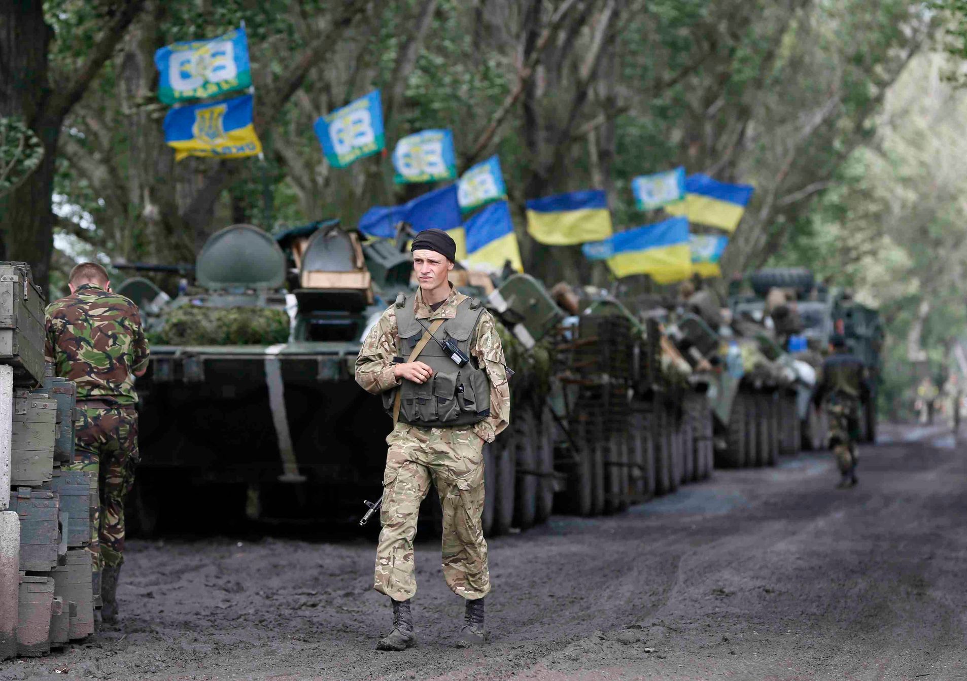 Ukrajina - Slavjansk - ukrajinská armáda