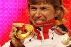 Takhle si Kateřinu Neumannovou pamatujeme nejraději. Se zlatou medailí na krku na olympiádě v Turíně v roce 2006. Těžko věřit, že je to už sedm let. Zavzpomínejte s námi.
