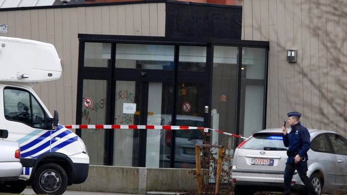 Budova jeslí v Dendermonde, kde pachatel poranil nožem třináct lidí, některé z nich smrtelně