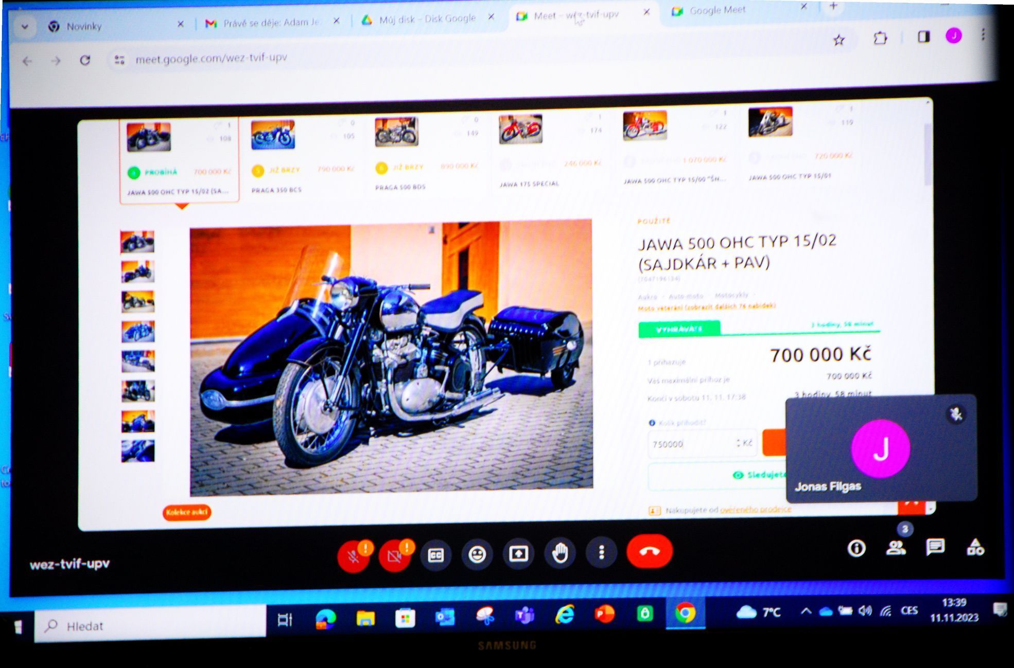 Jawa 500 OHC Jan Čejchan