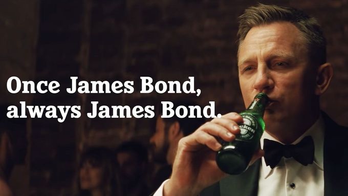 Reklamní spot Heineken "Daniel Craig vs. James Bond" z roku 2020