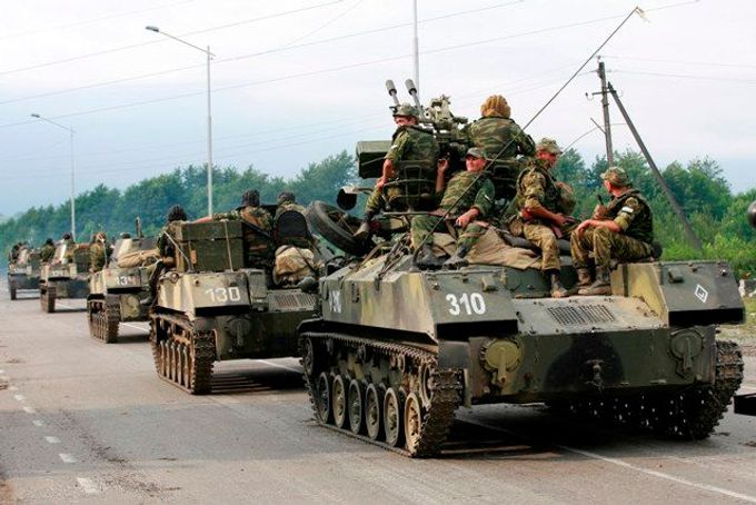 Ruská vojska odjíždějí z Gruzie