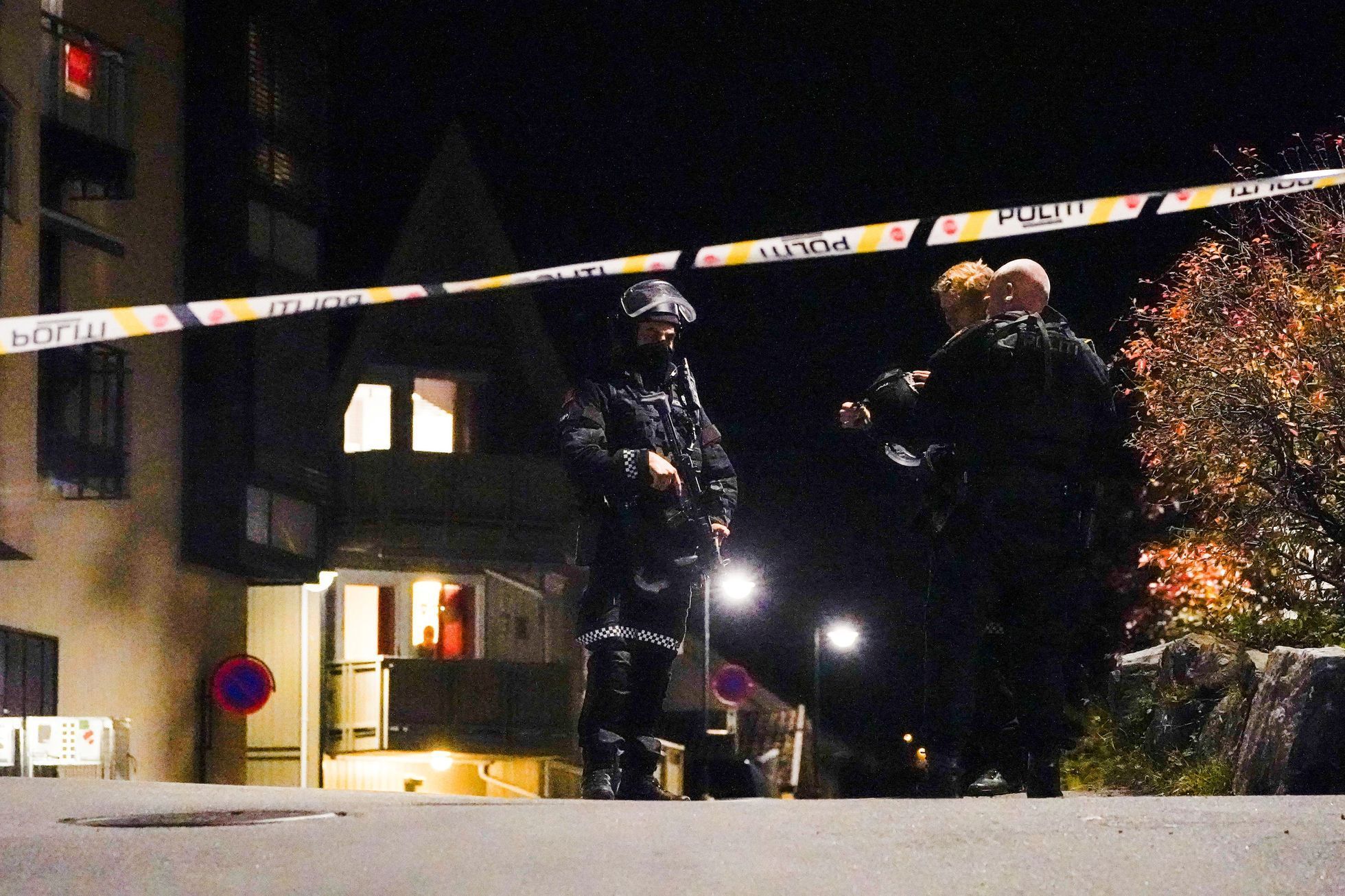 Policie, Kongsberg, Norsko.