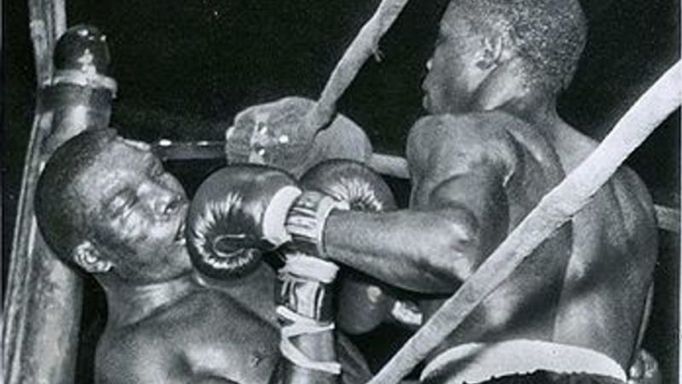 Benny Parrett (vlevo) a Emile Griffith