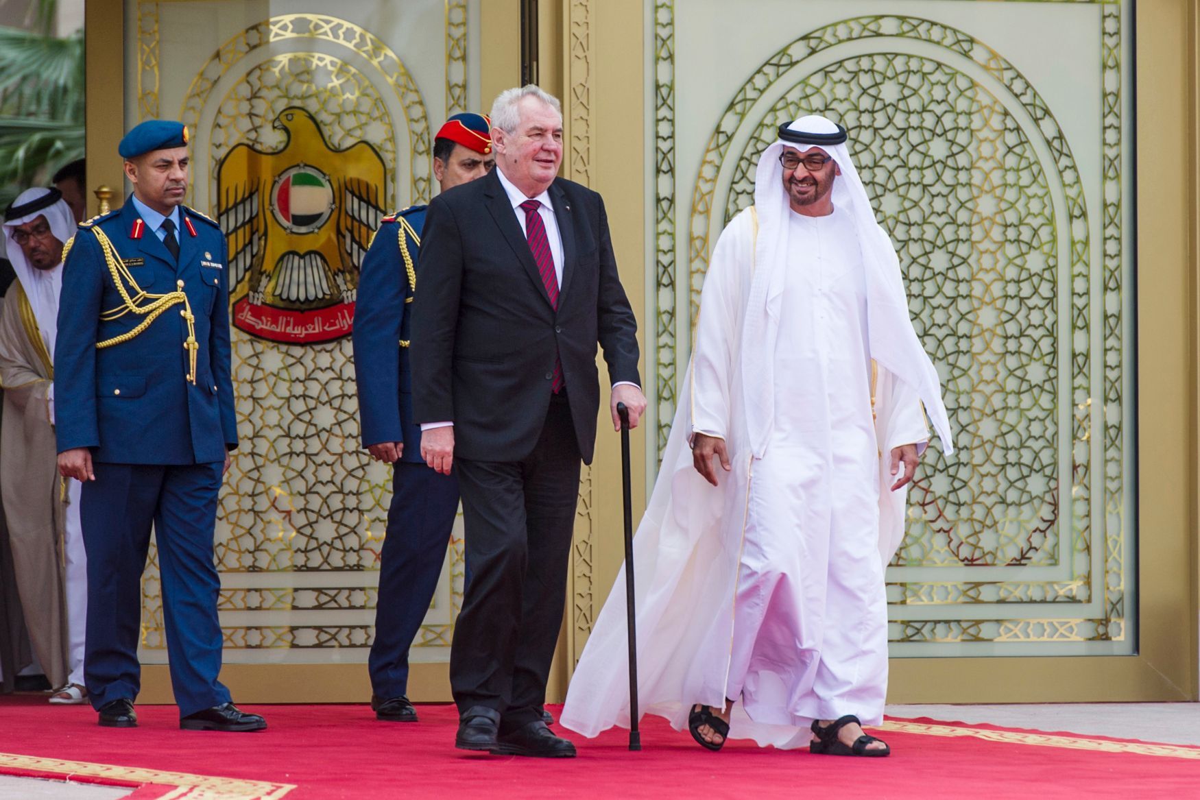 Miloš Zeman ve Spojených arabských emirátech