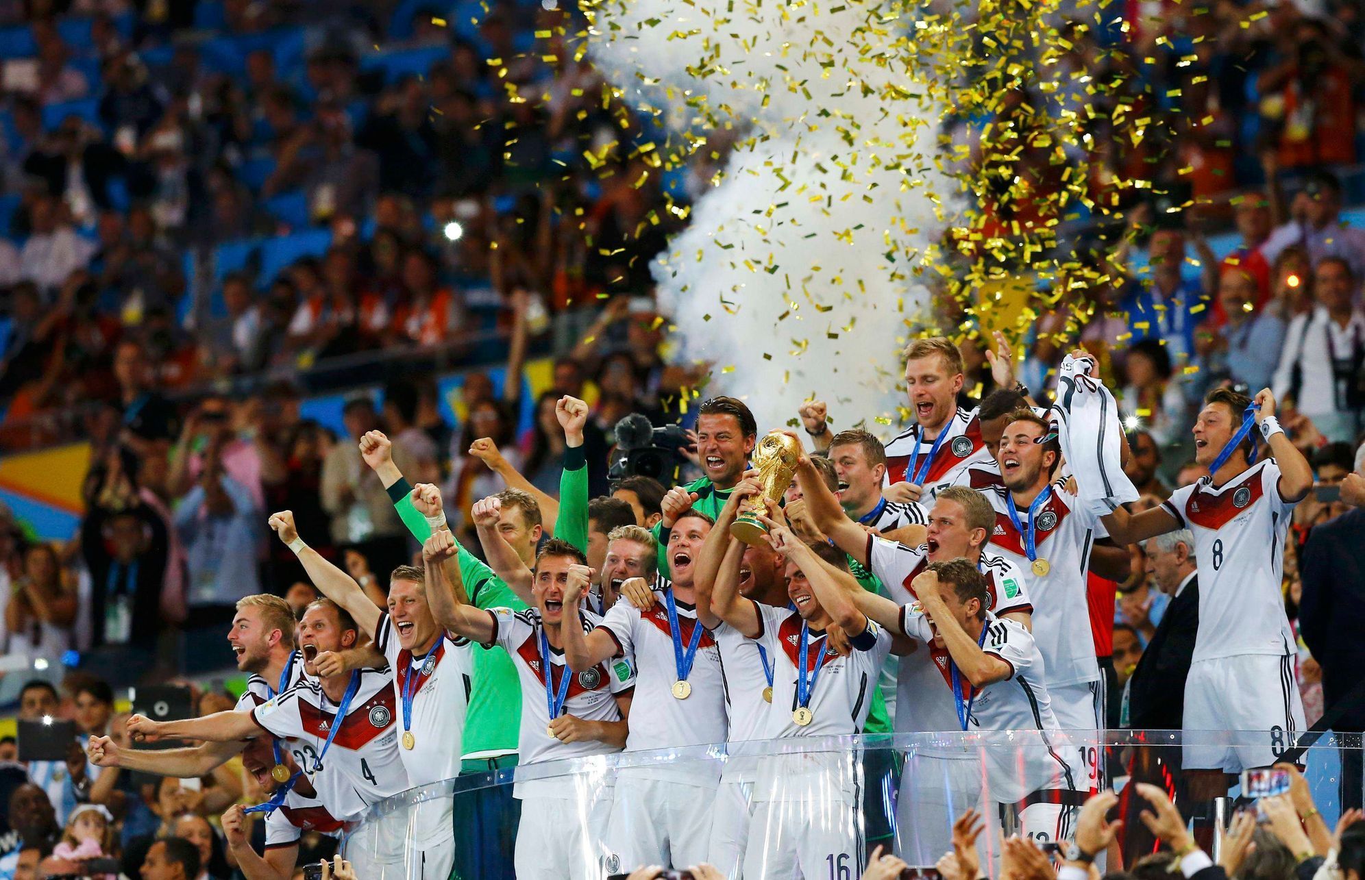Radost mistrů světa ve fotbale 2014