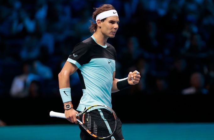 Spain's Rafael Nadal celebrates during his match against Spain's David Ferrer Reuters / Suzanne Plunkett Livepic EDITORIAL USE ONLY.