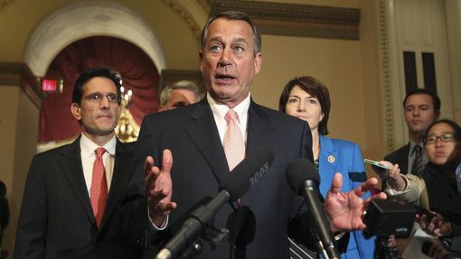 Odpor republikánů vůči reformě zdravotnictví byl větší, než hrozba "vládní odstávky". Na snímku šéf Sněmovny reprezentantů John Boehner.