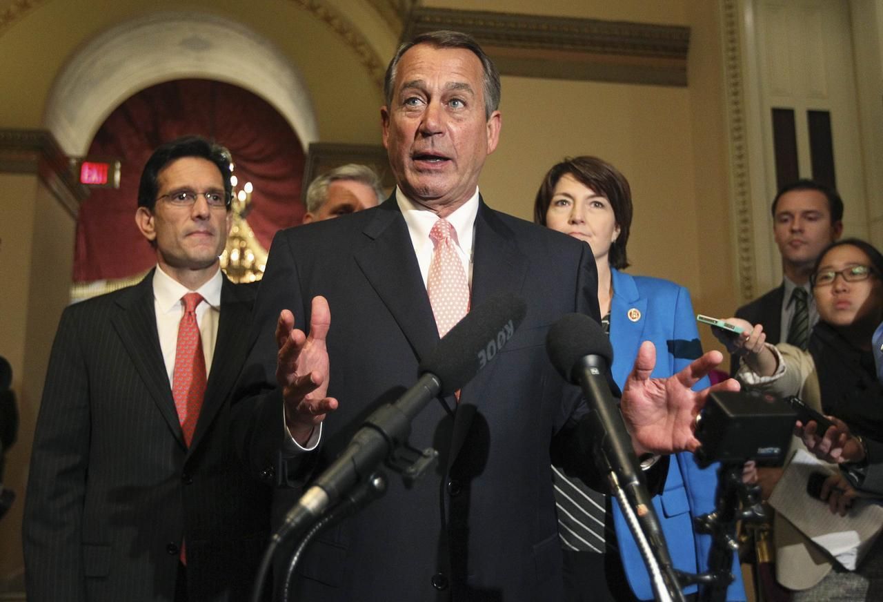 USA - platební neschopnost - shutdown - Boehner