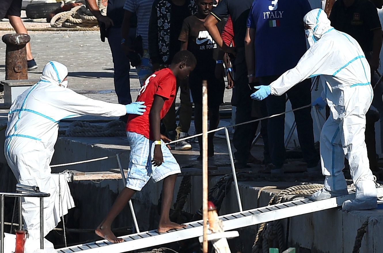 Migranti, Lampedusa, Itálie, Open Arms
