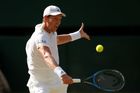 Tomáš Berdych v semifinále Wimbledonu 2017 proti Federerovi
