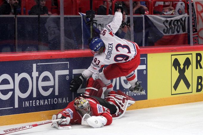 Hokej, MS 2013, Česko - Kanada: Jakub Voráček - Mike Smith