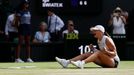 Iga Šwiateková slaví triumf na Wimbledonu 2025.