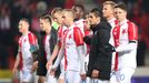 SL, Slavia-Brno: radost Slavie po zápase