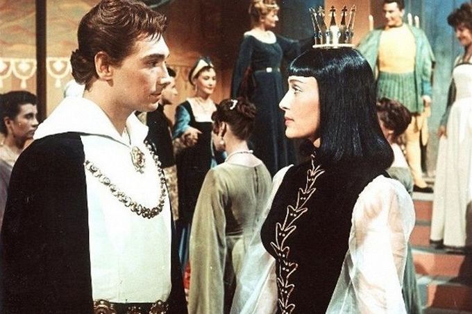 Josef Zíma a Květa Fialová v pohádce Princezna se zlatou hvězdou (1959)