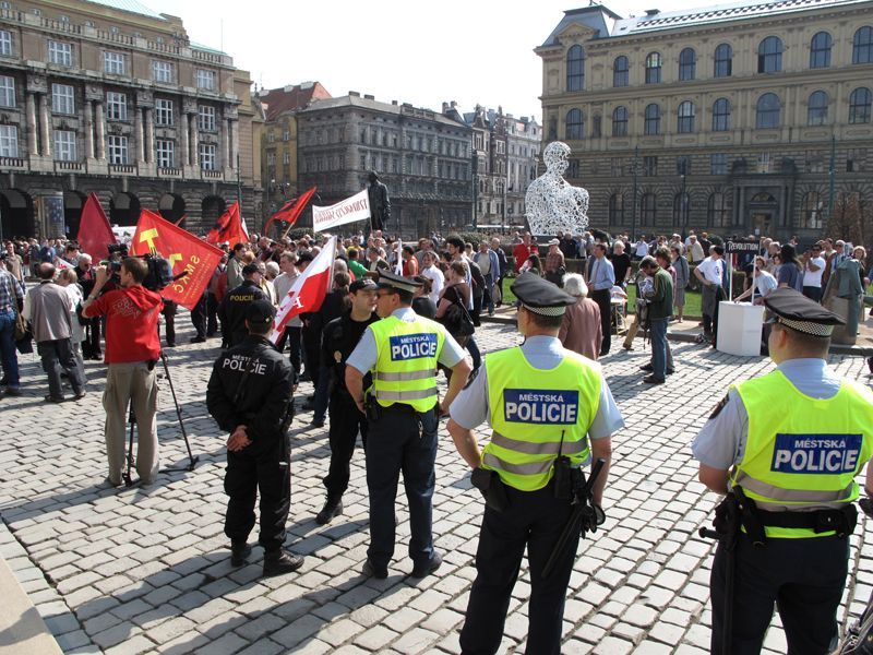 Demonstrace proti radaru