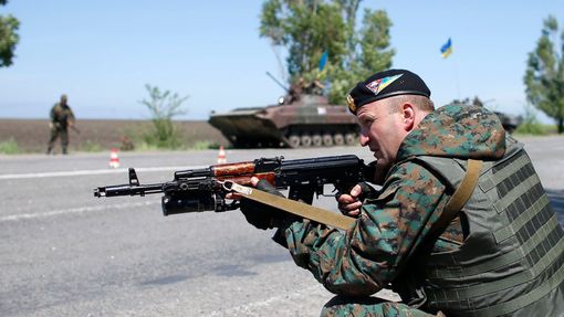 Voják ukrajinské armády.
