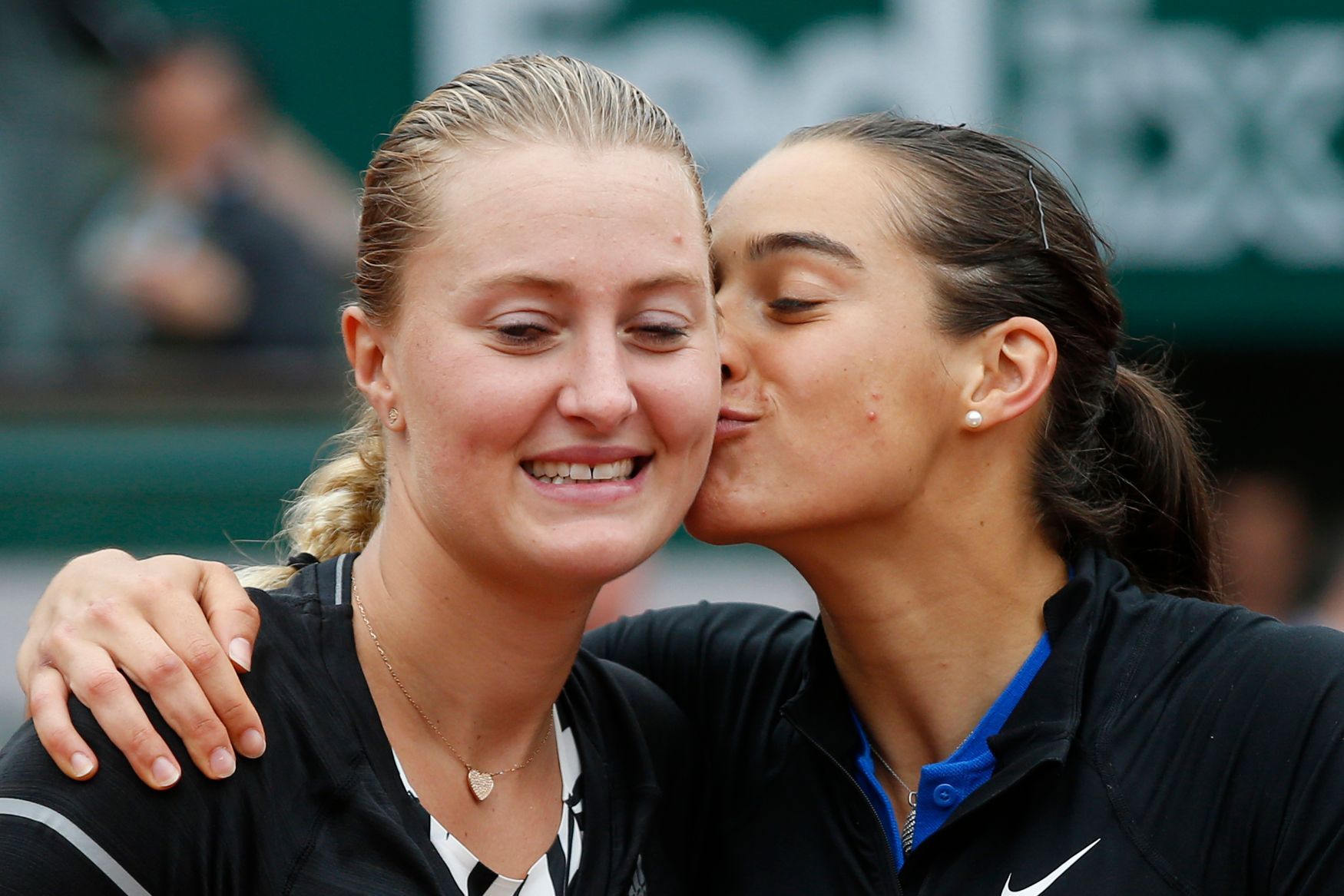 Caroline Garciaová a Kristina Mladenovicová na French Open 2016