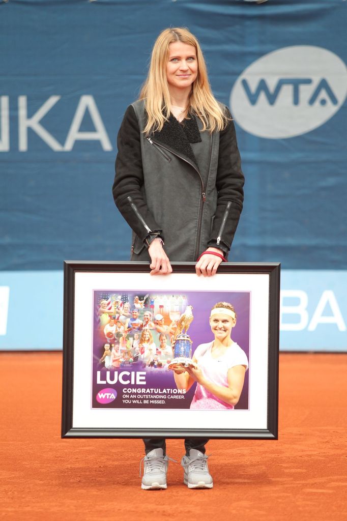 Lucie Šafářová před finále Prague Open 2019