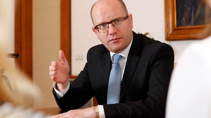 Premiér Bohuslav Sobotka nechce jít do konfliktu s prezidentem Zemanem