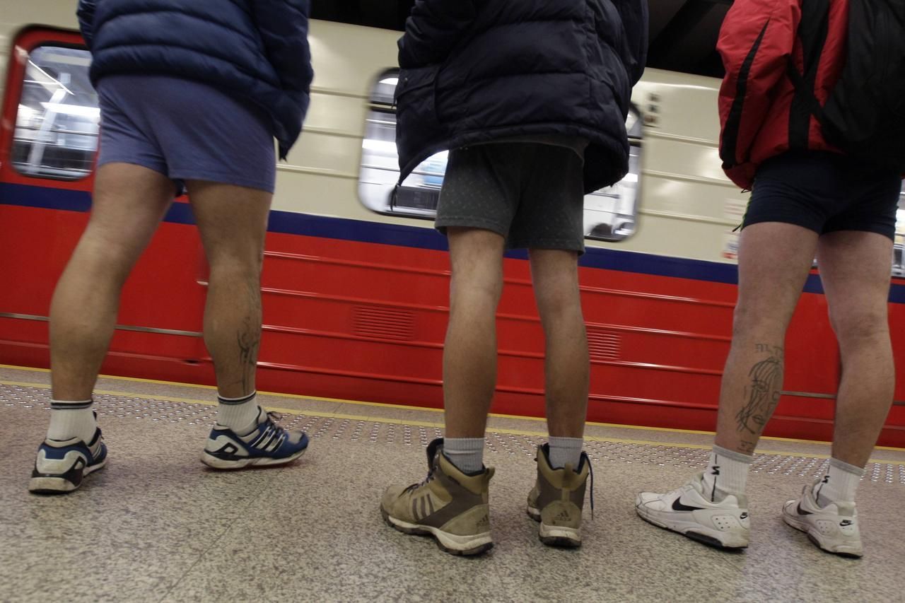 No Pants Subway Ride neboli jízda metrem bez kalhot