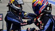 Stáj Red Bull slavila velký triumf. I na druhém místě totiž skončil její jezdec - Mark Webber.