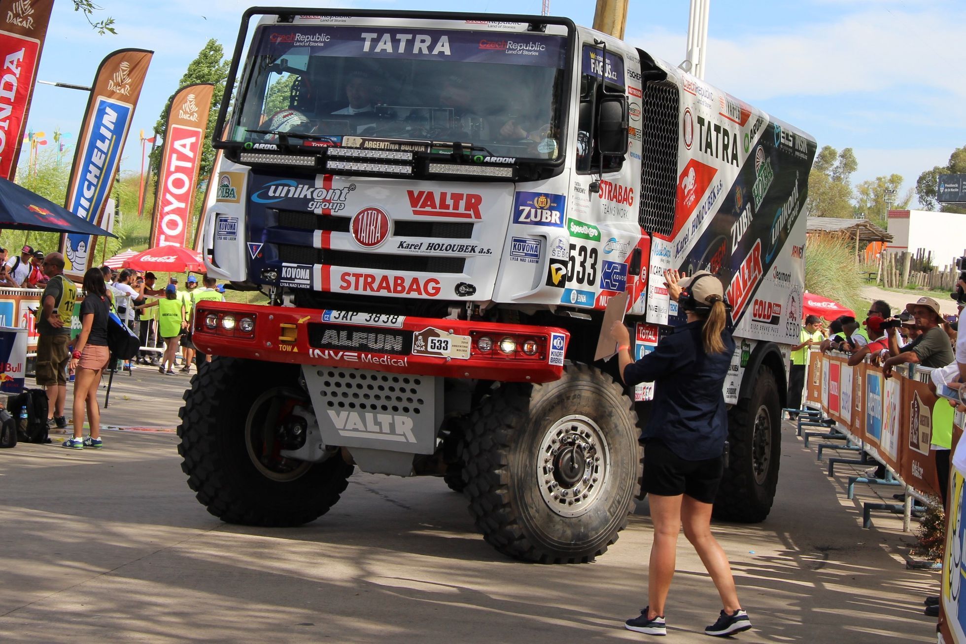 Značky kamionů - Dakar 2016