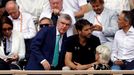 French Open 2023: prezident MOV Thomas Bach a prezident organizačního výboru OH 2024 v Paříži Tony Estanguet