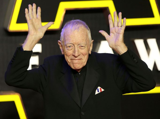 Max von Sydow roku 2015 na londýnské premiéře Star Wars: Síla se probouzí.