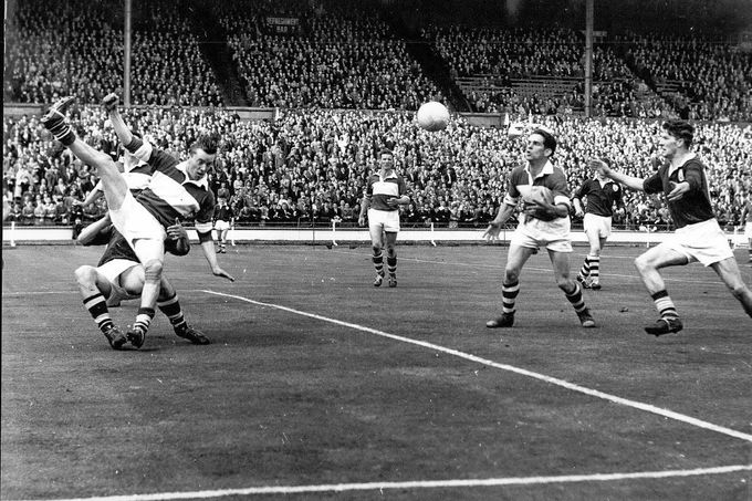 Galský fotbal na stadionu Wembley v roce 1958