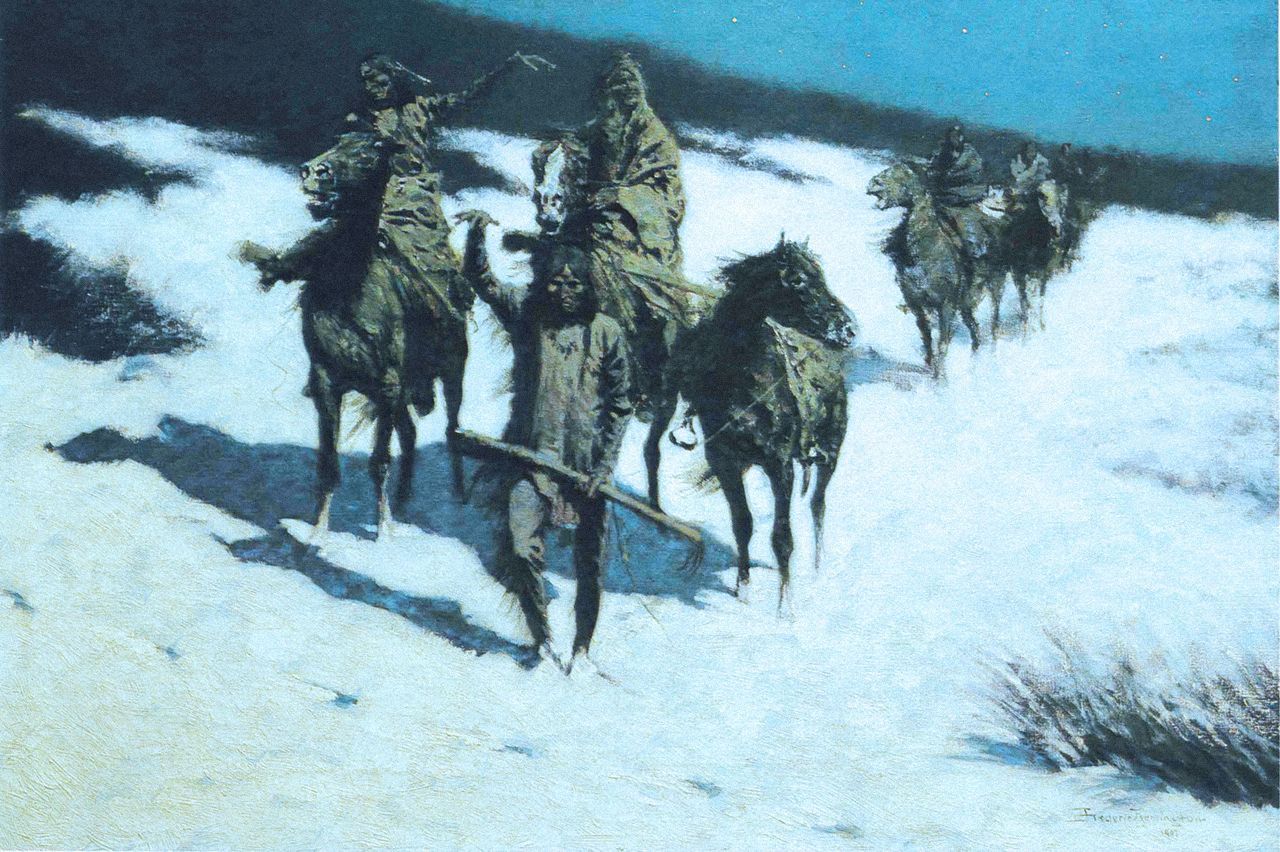 Jednorázové užití / Fotogalerie / Nádherné obrazy z Divokého západu od amerického malíře, který předběhl Zdeňka Buriana