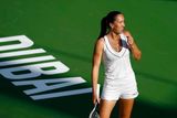 Jelena Jankovičová na turnaji v Dubaji