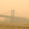 New York USA smog kouř požáry