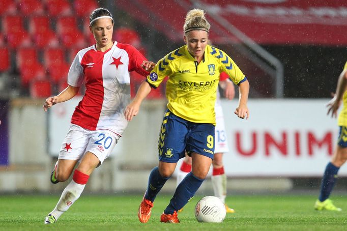 Liga mistrů žen: Slavia - Bröndby: Bartovičová