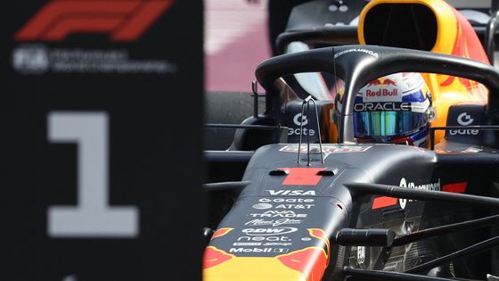 Max Verstappen, Red Bull  v cíli VC Itálie F1 2025
