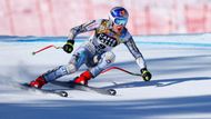 Ester Ledecká, olympijská vítězka v super-G z Pchjongčchangu, zaostala za vítěznou Suterovou o 44 setin.