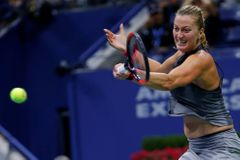 Kvitová nezvládla maraton s Číňakou a titul ve Wu-chanu neobhájí. Strýcová vyhrála