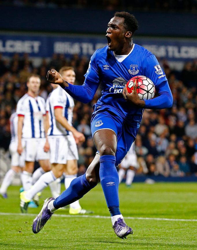 7. kolo Premier league - West Bromwich vs. Everton, Lukaku se raduje