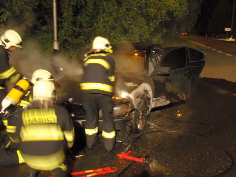 Shořelé BMW - benzín místo dieselu