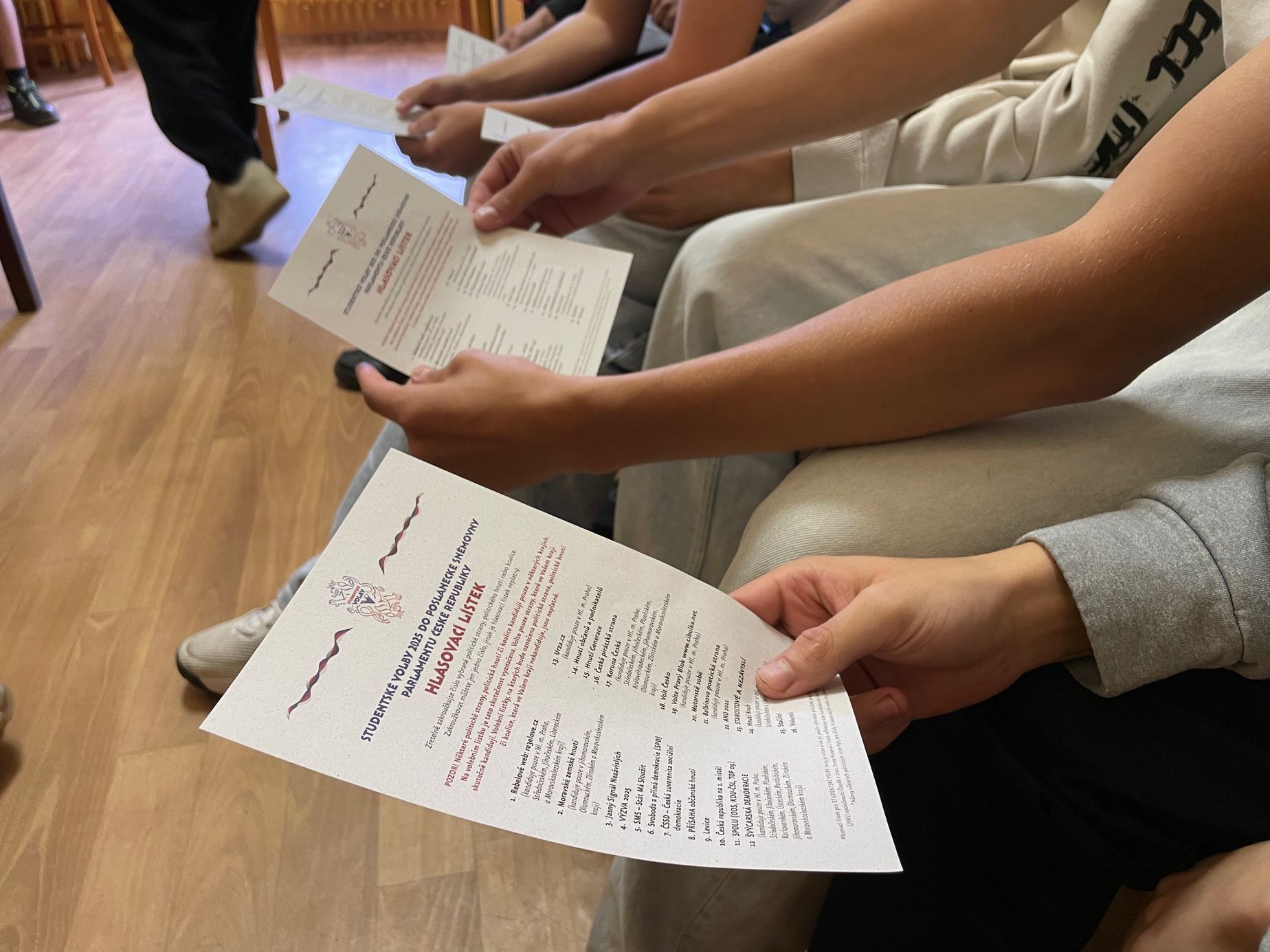 Studentské volby 2025 na školách v Lovosicích a Litoměřicích (17. 9. 2025)