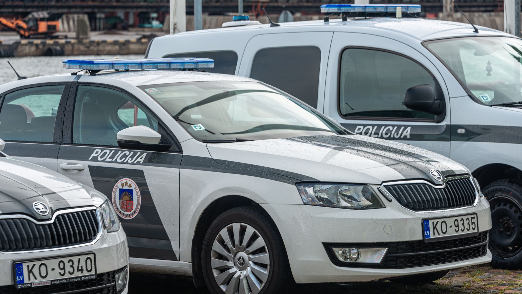 Škoda policie Lotyšsko