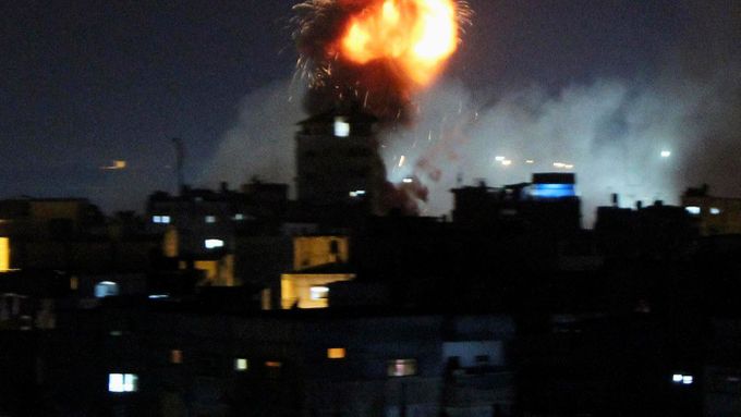 Ostřelování Pásma Gazy.